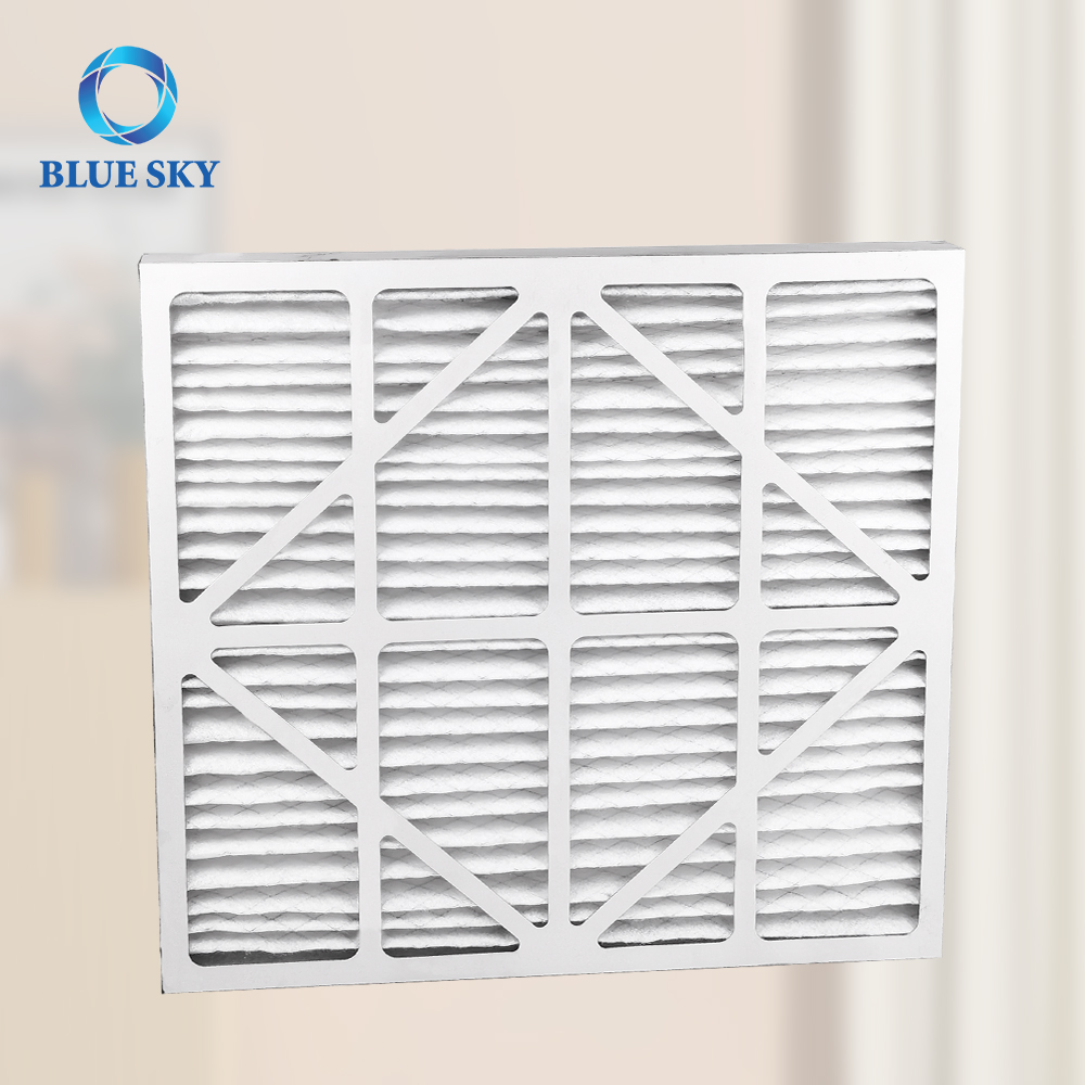 Size Customizable 23.2x21.2x1.7 Inch MERV 8 10 13 Pleated Panel AC Furnace Air Filter 尺寸可定制 23.2x21.2x1.7 英寸 MERV 8 10 13 褶式面板交流炉空气过滤器