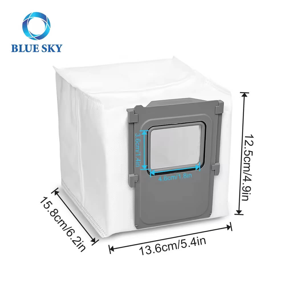 Size of Non-woven Fabric Thickened Dust Collection Bag ROMO SAS Replacement for DJI Vacuum Cleaner ROMO SAS 尺寸 吸尘器 DJI