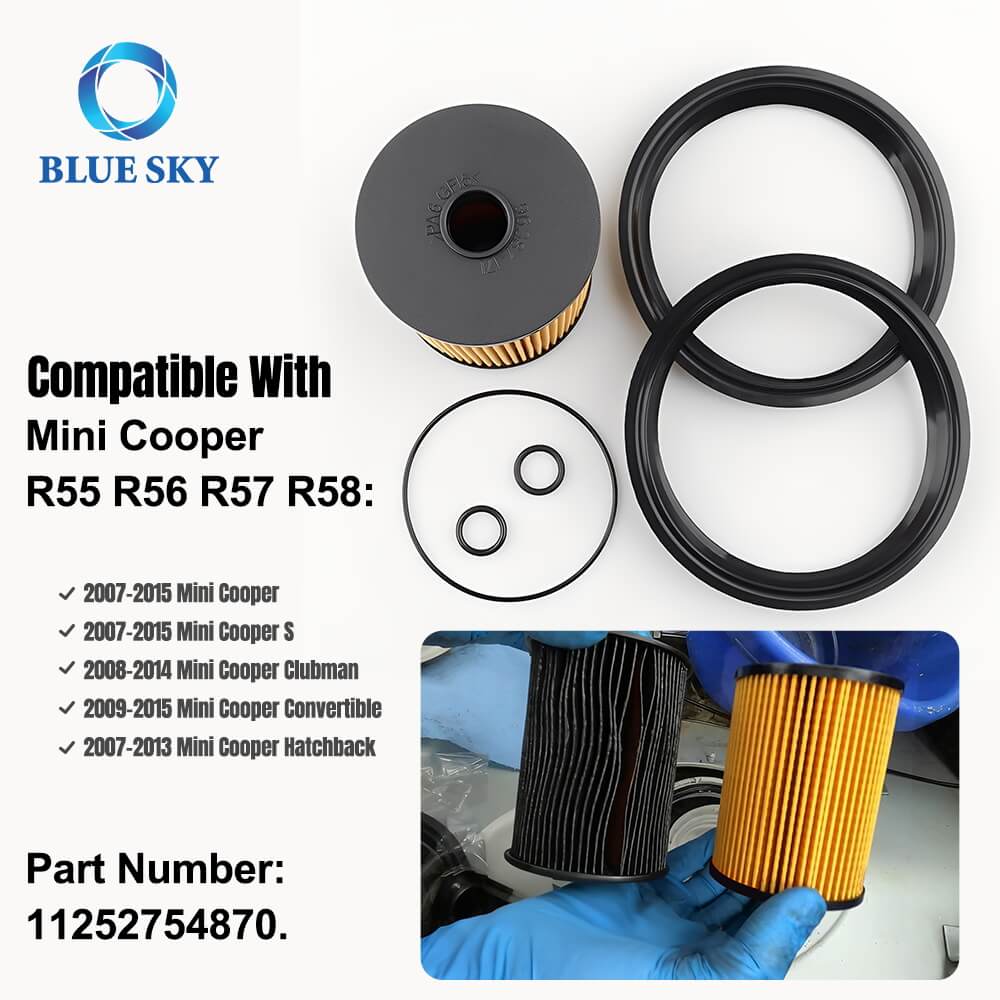 11252754870 Fuel Filter for Mini Cooper R55 R56 R57 R58 (2007-2015) 11252754870 燃油滤清器,适用于 Mini Cooper R55 R56 R57 R58 (2007-2015)