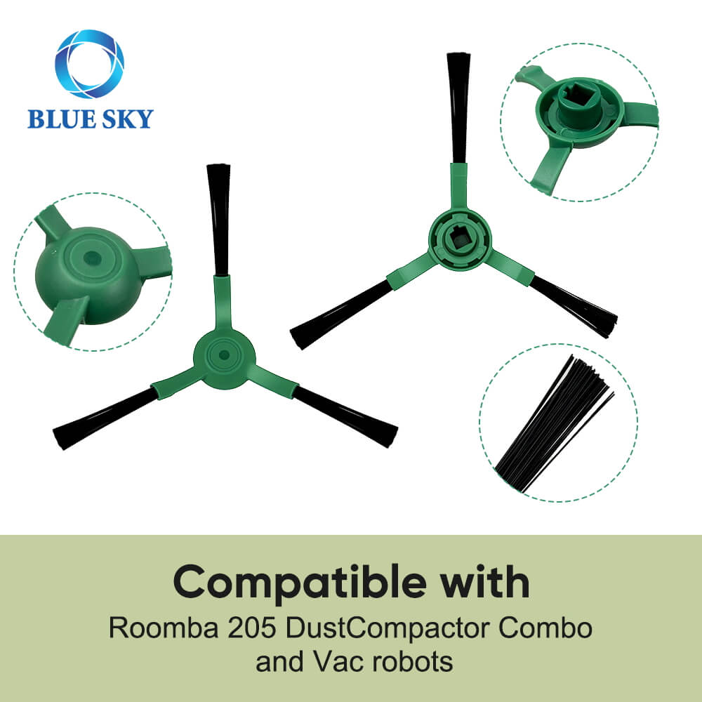 Details of Robot Vacuum Parts, Side Brush for IRobots Roombas Series 205 IRobots Roombas 系列 205 机器人真空吸尘器零件、侧刷的详细信息机器人真空