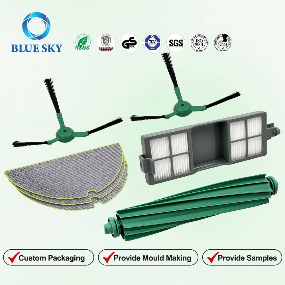 OEM ODM Robot Vacuum Parts Kit for IRobots Roombas Series 205 OEM 的 Hepa 过滤器ODM 扫地机器人 IRobots Roombas 系列 205 零件套件