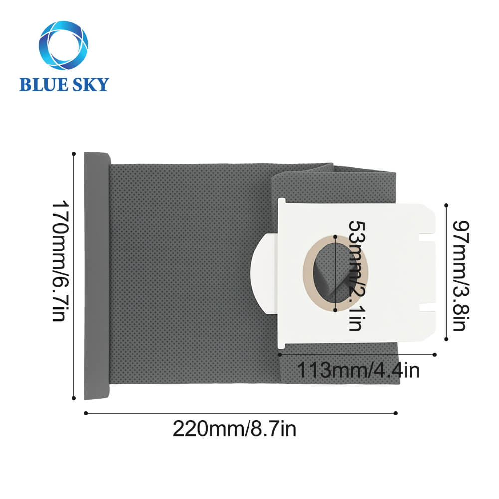 Size of Vacuum Cleaner Dust Bag for Philips HR8376 FC8206 8208 FC8206 8208的DUST袋{T11} 8210的DUST袋{t11} fc 826 fc 823333333333333333333333333333333。