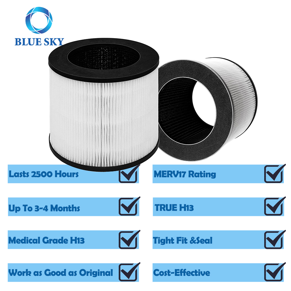 适用于 Medify MA-14 空气净化器的 3 合 1 蜂窝活性炭板过滤器