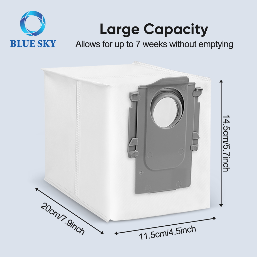Roborock Q Revo /S/PRO /Qrevo Maxv/Qrevo Master / S8 Maxv Ultra/S8 Max Ultra 机器人吸尘器的灰尘过滤袋更换件