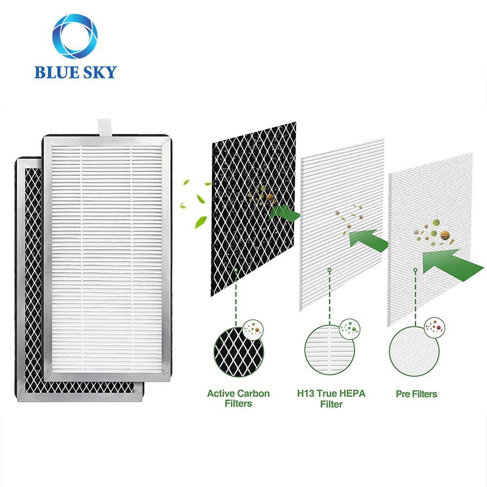 Medify MA-15 空气净化器的面板活性炭 H13 True HEPA 过滤器替换件