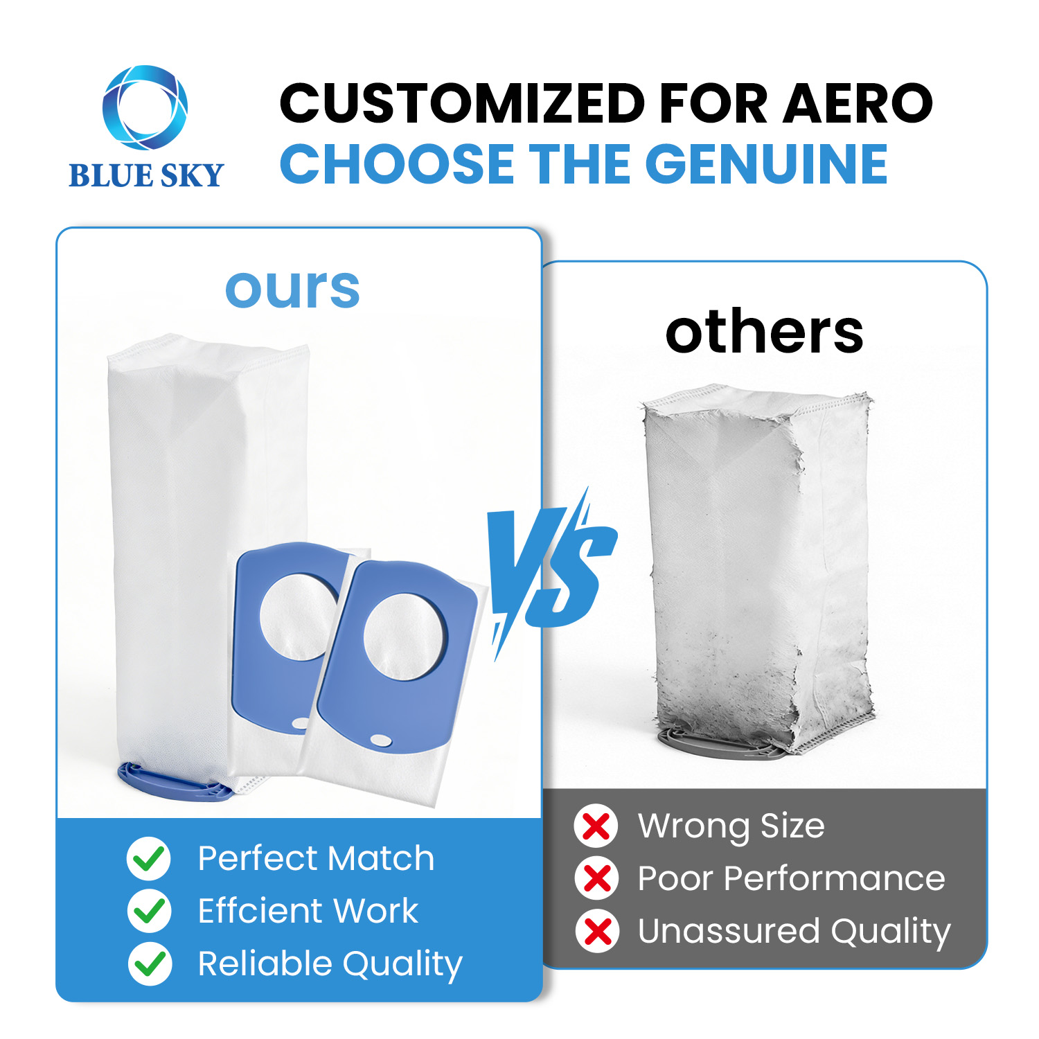 适用于无线棒式真空清洁站的替换集尘袋 - 高效一次性真空集尘袋