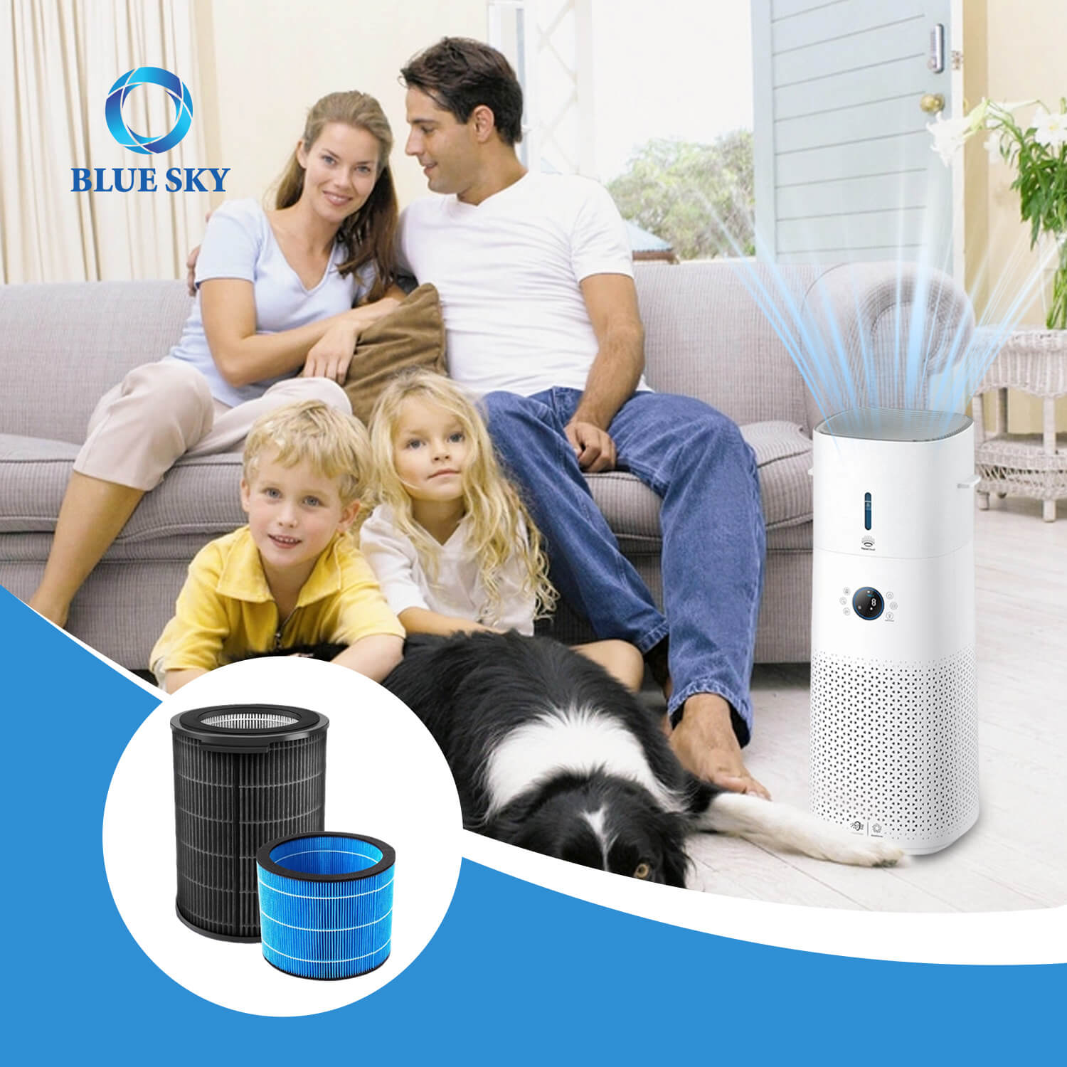 空气净化器滤芯定制批发，适用于飞利浦空气净化器和加湿器FY3437/FY3455 的HEPA高效滤芯