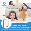 2 合 1 HEPA 活性炭过滤器替换件，与 KNKA APH4000 空气净化器兼容