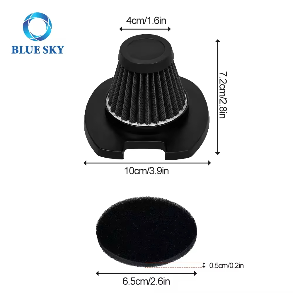 真空吸尘器HEPA过滤器用于污垢魔鬼EV1426CS EV1520CT 3 in-1轻质，有线棒真空吸尘器零件更换