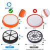 电机前过滤器 电机后过滤器套件 与 Vax 真空吸尘器 90 型真空吸尘器零件兼容