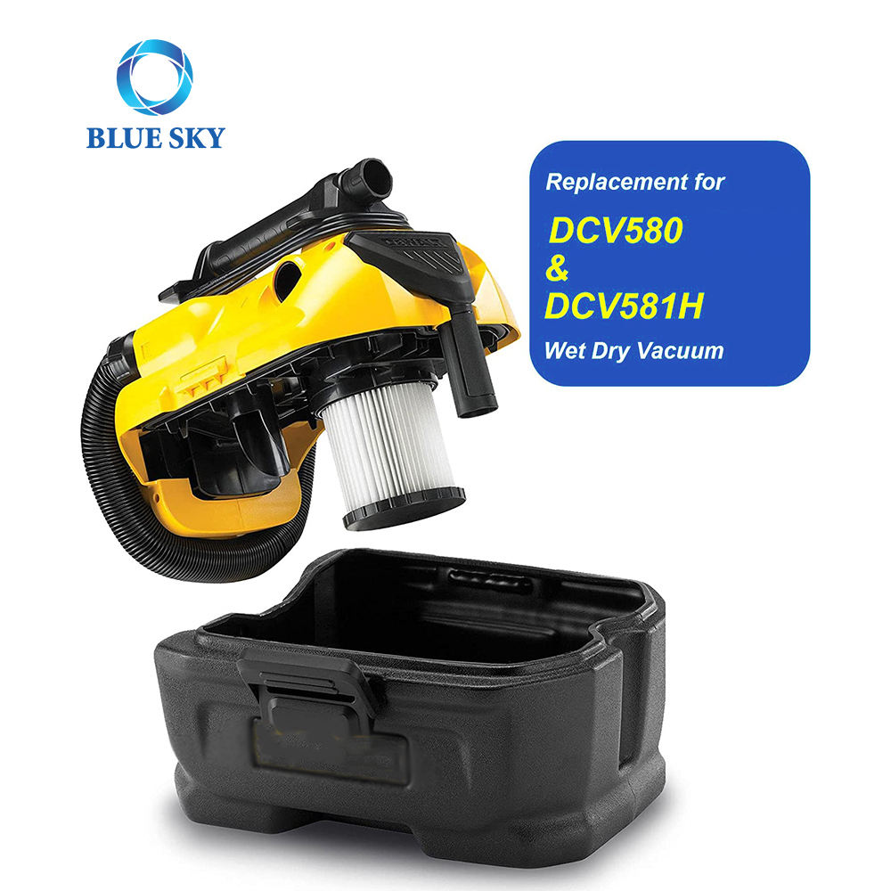 可水洗真空吸尘器 DCV5801H 替换过滤器适用于得伟 DCV580 和 DCV581H 干湿真空吸尘器零件