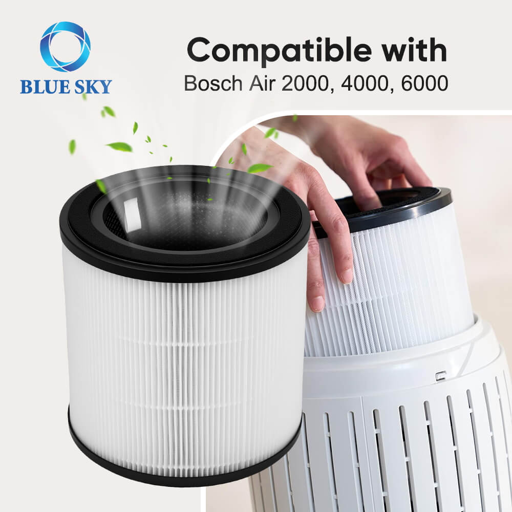 适用于 Bosch Air 2000 空气净化器的 3 合 1 HEPA + 活性炭过滤器更换件 – 高效空气 吸尘器 过滤器