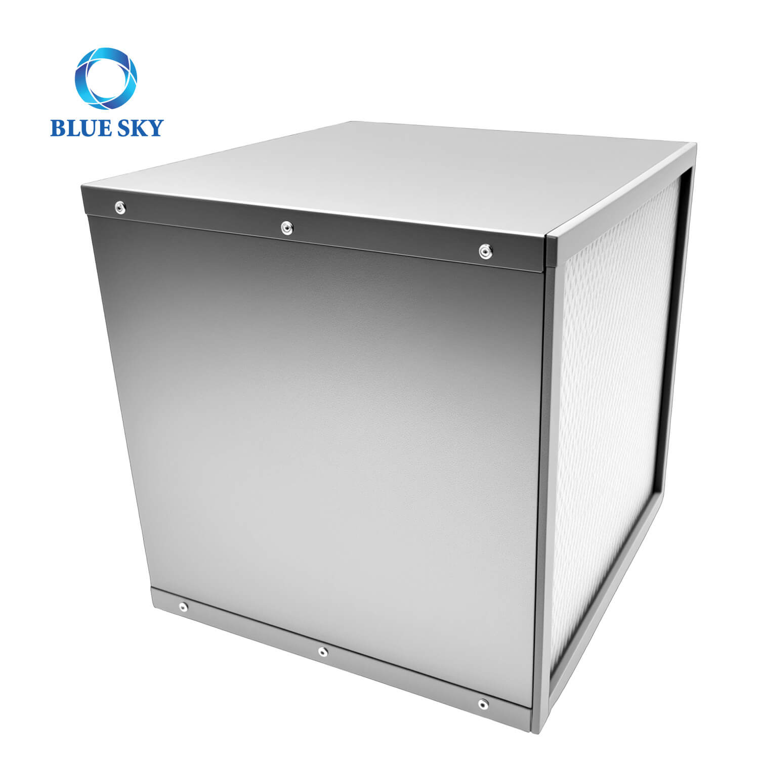 实验室通风系统用金属框箱HVAC过滤器，H14级暖通空调HEPA过滤器，炉空气过滤器