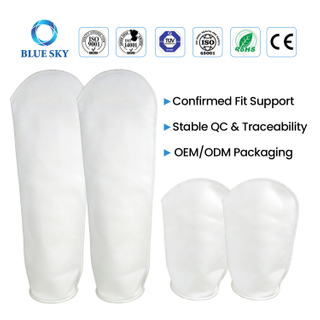 PP PE 液体过滤袋尺寸 1 和尺寸 2 - 工业过滤解决方案 1-200 微米