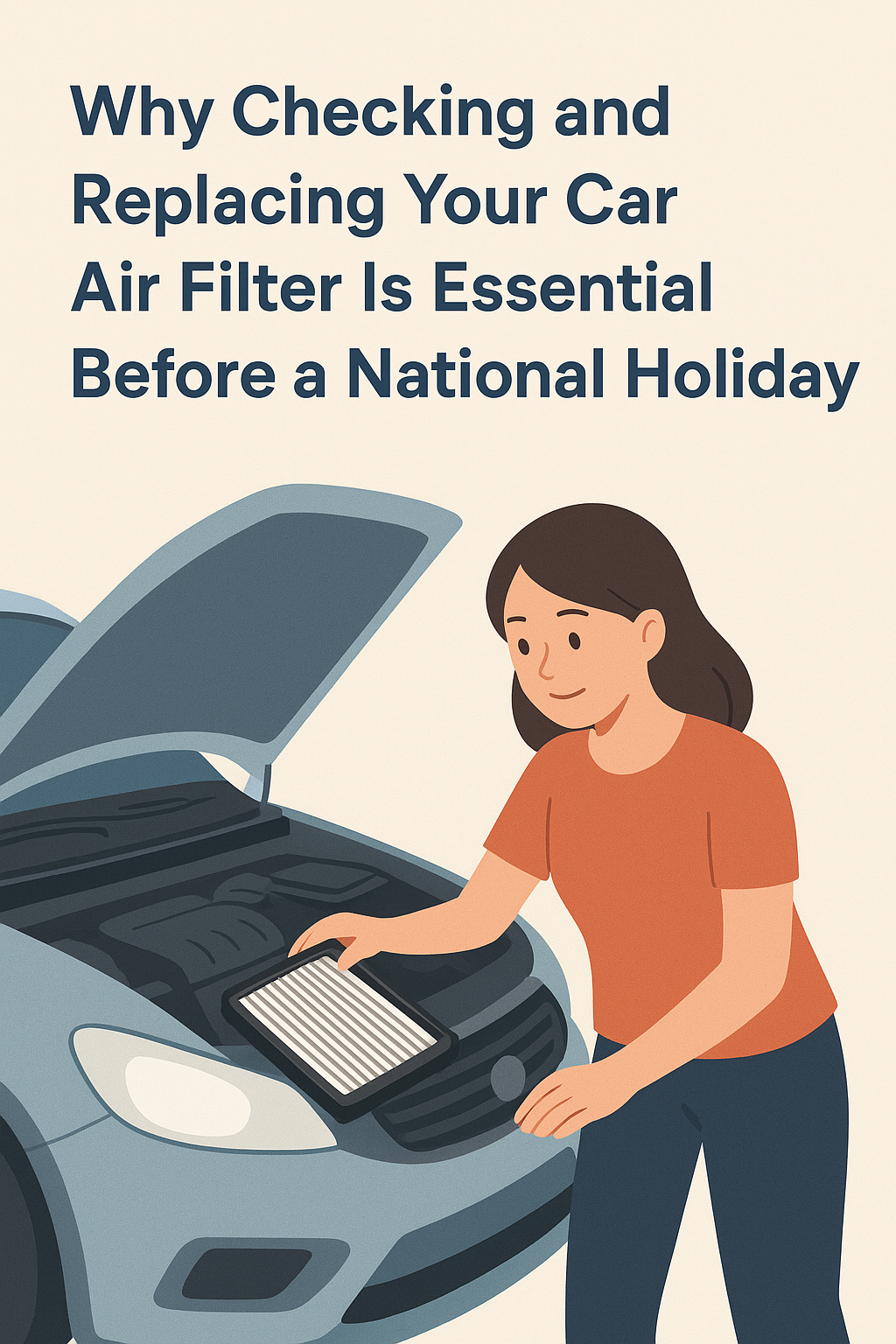 为什么在国定度假旅行之前检查和更换汽车空气过滤器是必不可少的