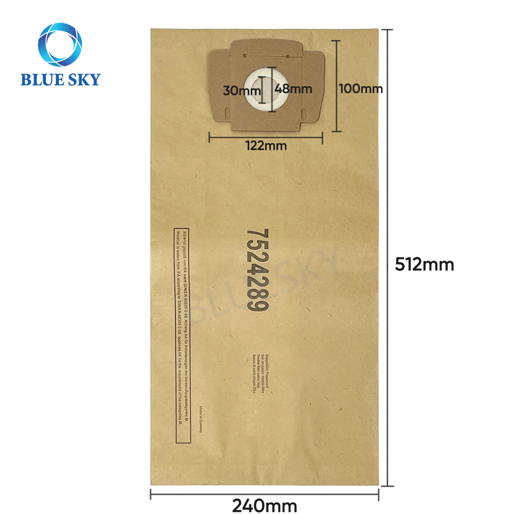 替换纸吸尘袋适用于 Taski 7524289 Aero 8 15 Plus 真空吸尘器备件附件