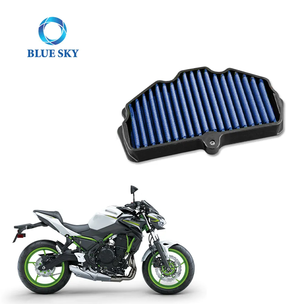 Bluesky 高品质摩托车零件空气滤清器适用于川崎 Ninja 650 Z 650 15-21 Kle650 Versys 650 Vulcan 650 S 15-19