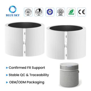 3 合 1 HEPA 活性炭 SP4i 替换过滤器适用于 Blueair Blue Signature 空气净化器