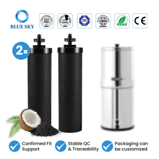 BB9-2 活性炭水过滤器与 Berkeys 重力过滤系统替换滤芯兼容
