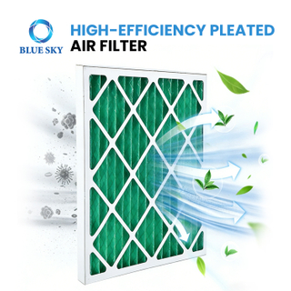 G4 褶皱板空气过滤器 24x24x2 英寸，适用于 HVAC 通风系统 