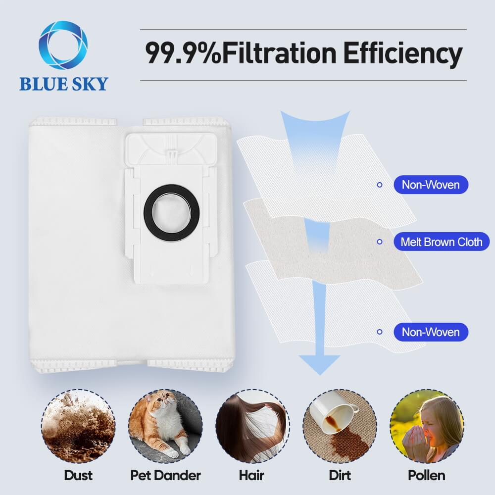 高质量的防尘袋替换与360 S8 / S8兼容的机器人真空吸尘器