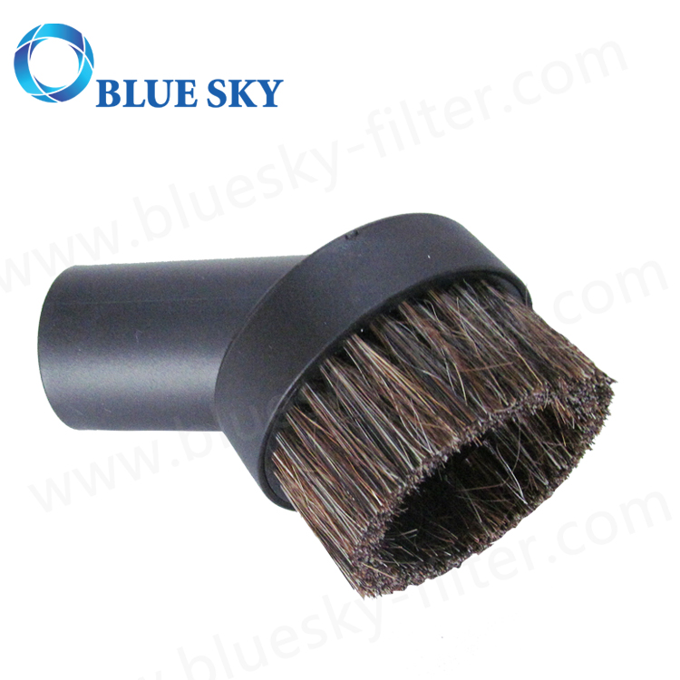 直径1.25 \“1-1 / 4”32mm通用柔软马毛毛刺圆形除尘刷大多数品牌吸尘器附件