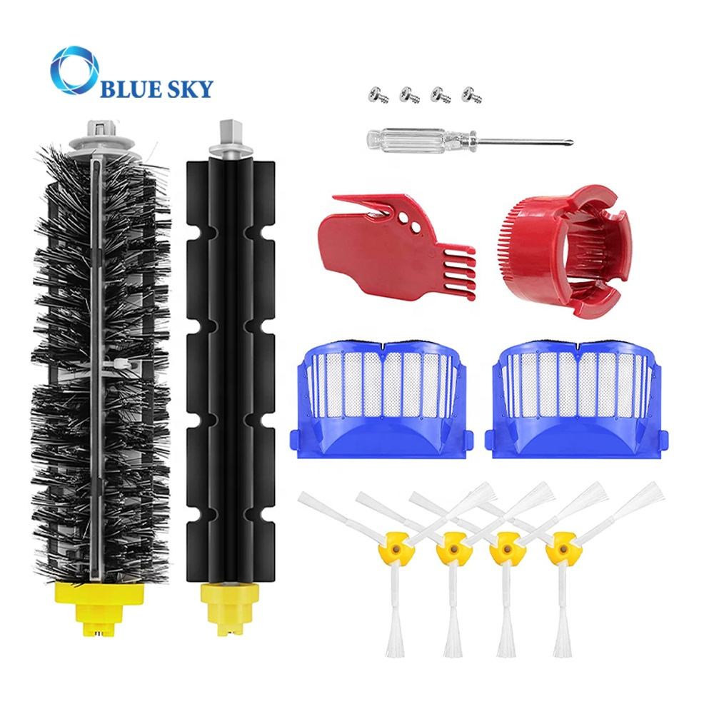 适用于 Irobot Roomba 500 和 600 系列的蓝色真空吸尘器过滤器