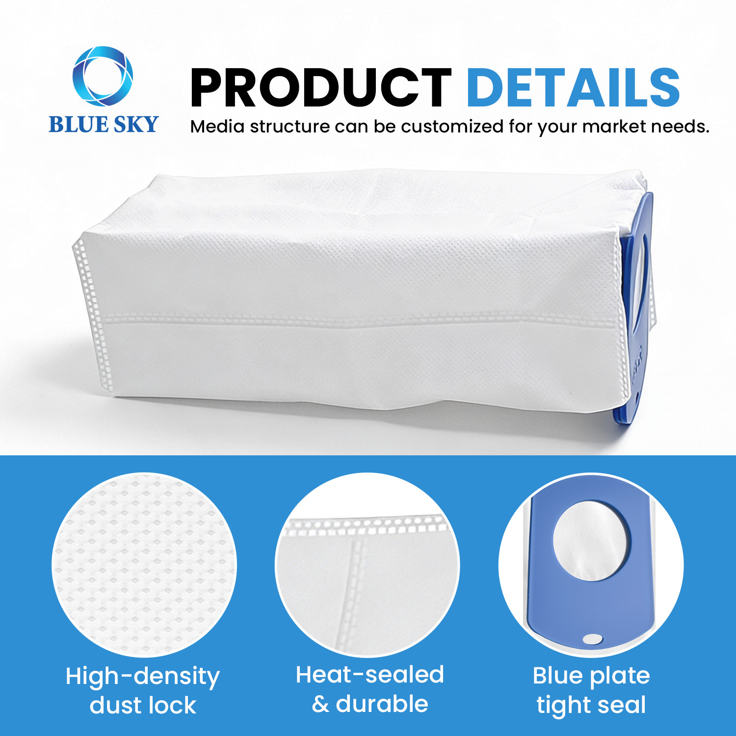 适用于无线棒式真空清洁站的替换集尘袋 - 高效一次性真空集尘袋