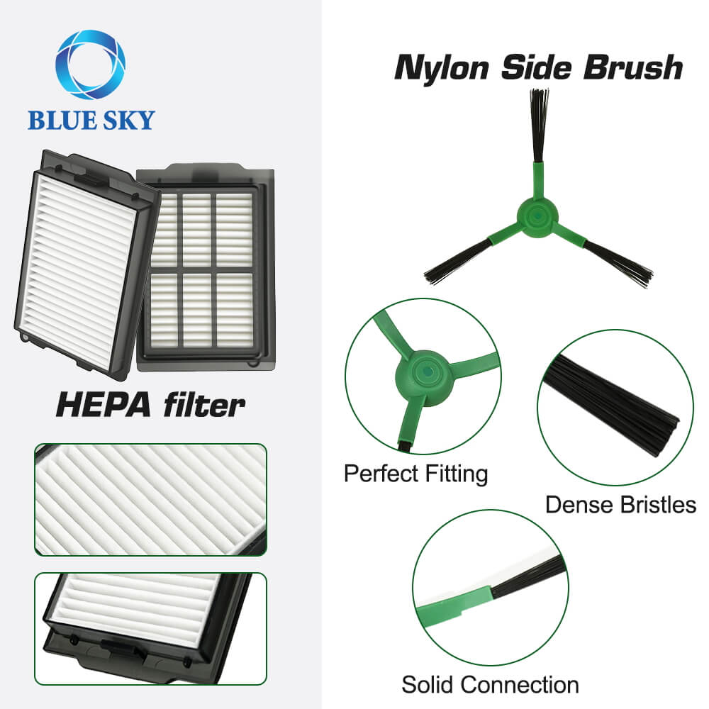 侧刷的详细信息和滤芯 for iRobot室内Plus 505405组合扫地机器人