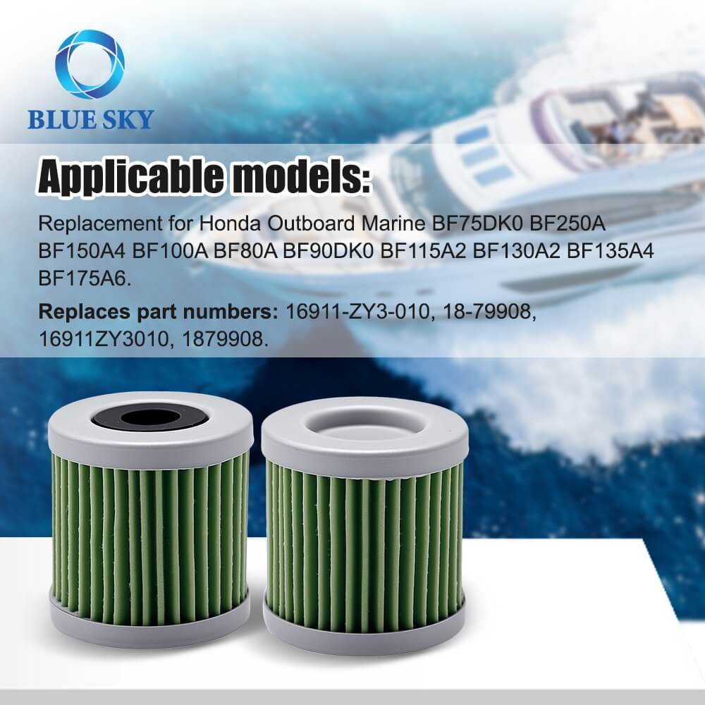 适用于批量购买本田船用发动机 BF75–BF250 系列的舷外船用燃油滤清器 16911-ZY3-010 替换件