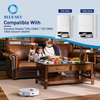 ECOVACS DEEBOT T20 OMNI / T20E OMNI机器人真空吸尘器的替换配件套件 - 滤清器，侧刷，拖把布，灰尘袋