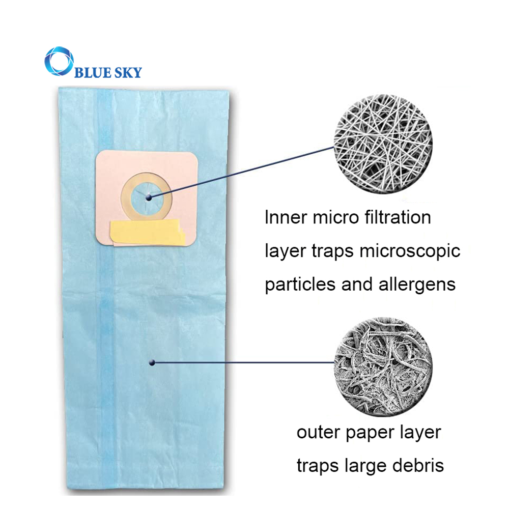用于 Riccar 2000 4000 Vibrance 系列 Simplicity 5000 6000 A 型袋的替换微过滤真空吸尘器集尘袋