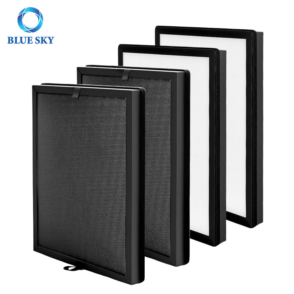 适用于 ECOSELF 空气净化器的 HAP602 HEPA 活性炭替换过滤器 - 高效去除异味和颗粒