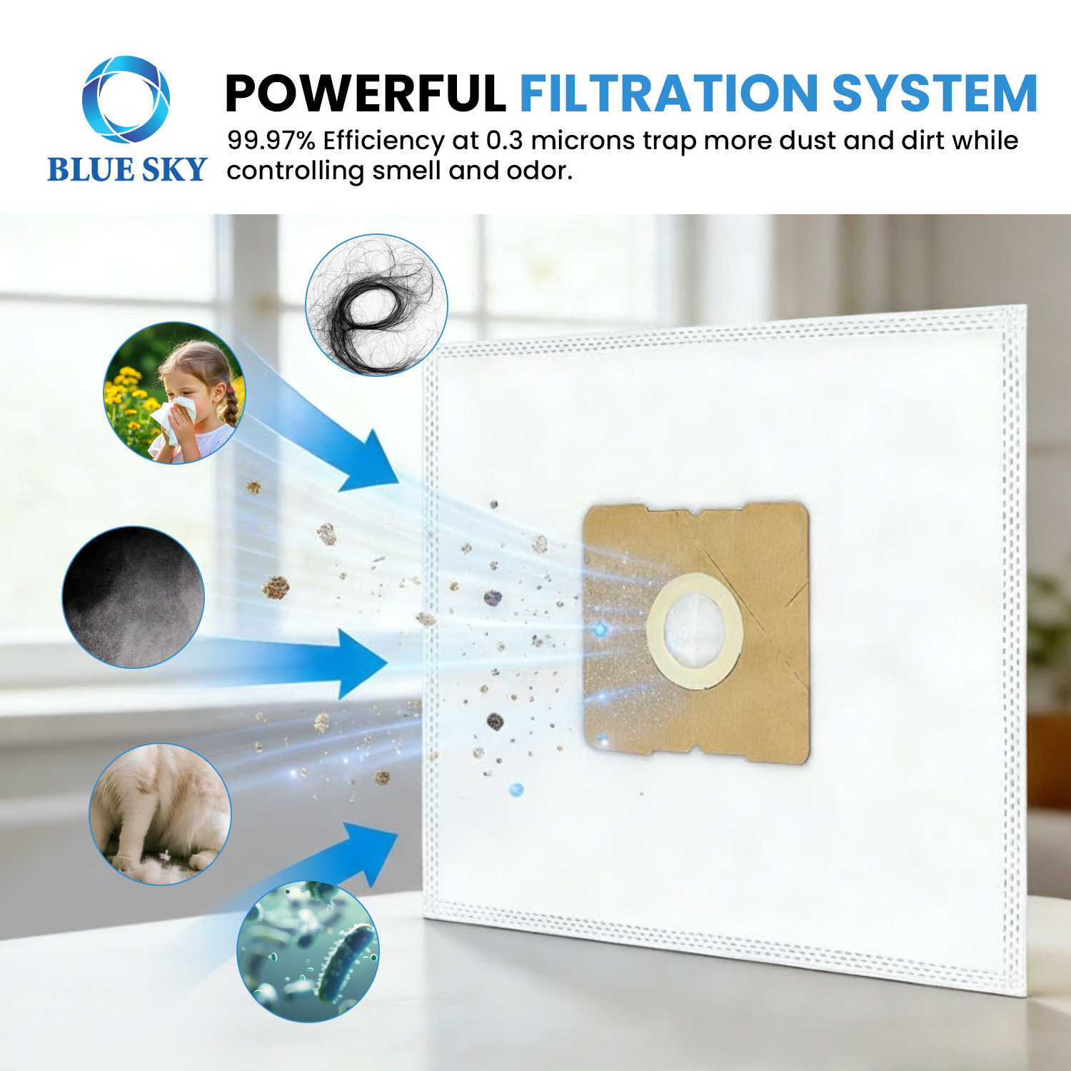 HEPA Z 型真空袋替换件适用于 Moonlight Pizzazz Sunburst Jill Jack Snap 与 RZH-6 SZH-6 兼容