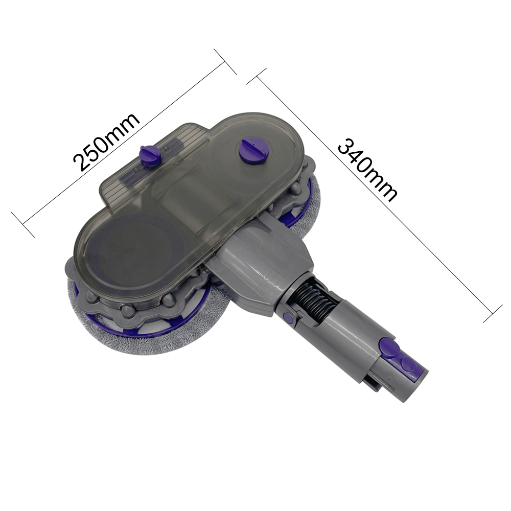 双旋转拖把头刷与水容器兼容Dyson V7 V8 V10 V11真空吸尘器附件