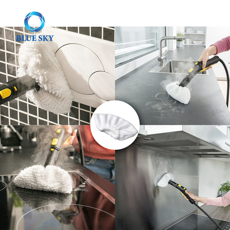 超细纤维拖把布盖替换件适用于 Karcher EasyFix SC1 SC2 SC3 英国蒸汽吸尘器配件