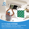 G4 褶皱板空气过滤器 24x24x2 英寸，适用于 HVAC 通风系统 
