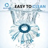 圆形超细纤维拖把头替换件适用于 Leifheit Clean Twist Disc Mop M - 2 纤维地板清洁拖把补充装可定制