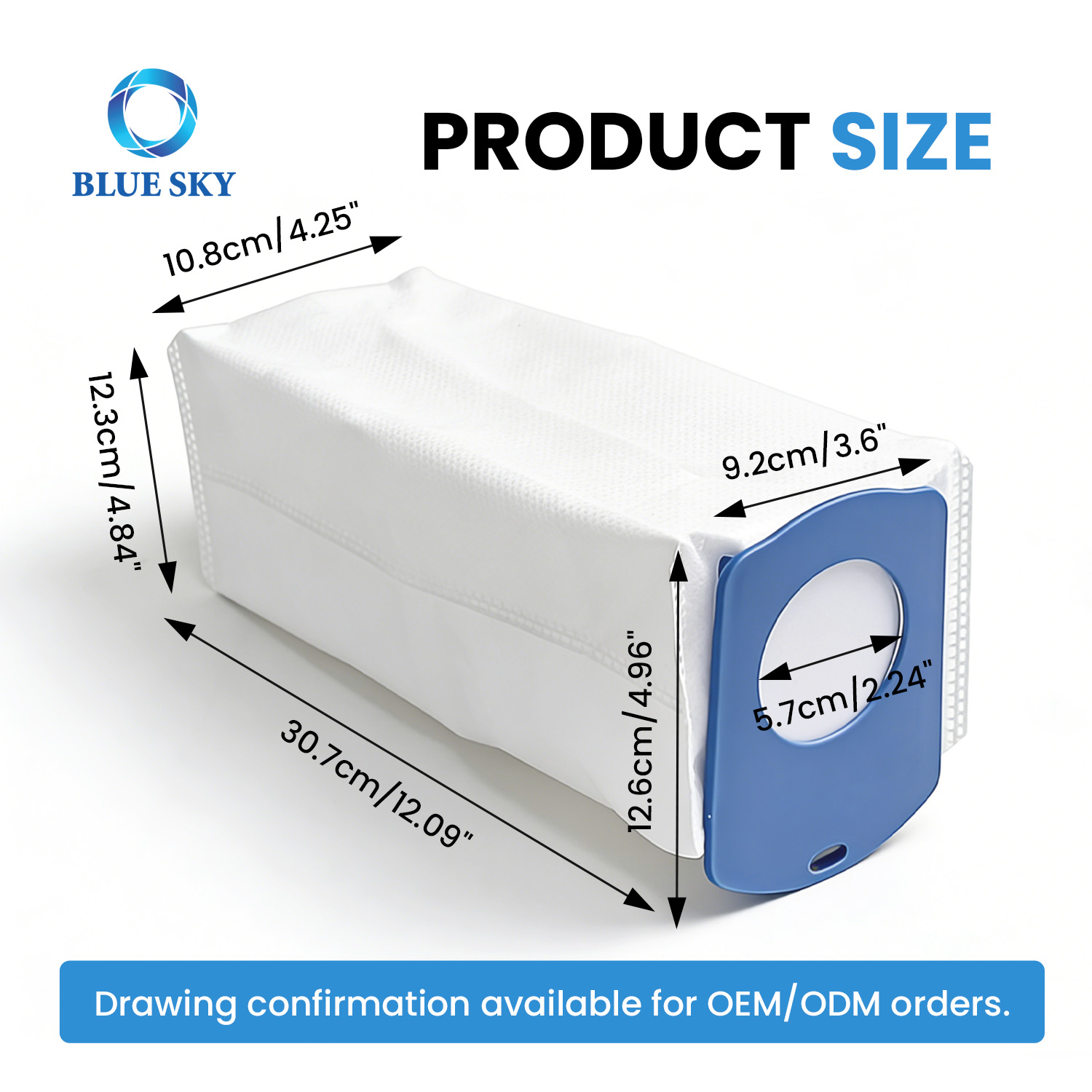 适用于无线棒式真空清洁站的替换集尘袋 - 高效一次性真空集尘袋