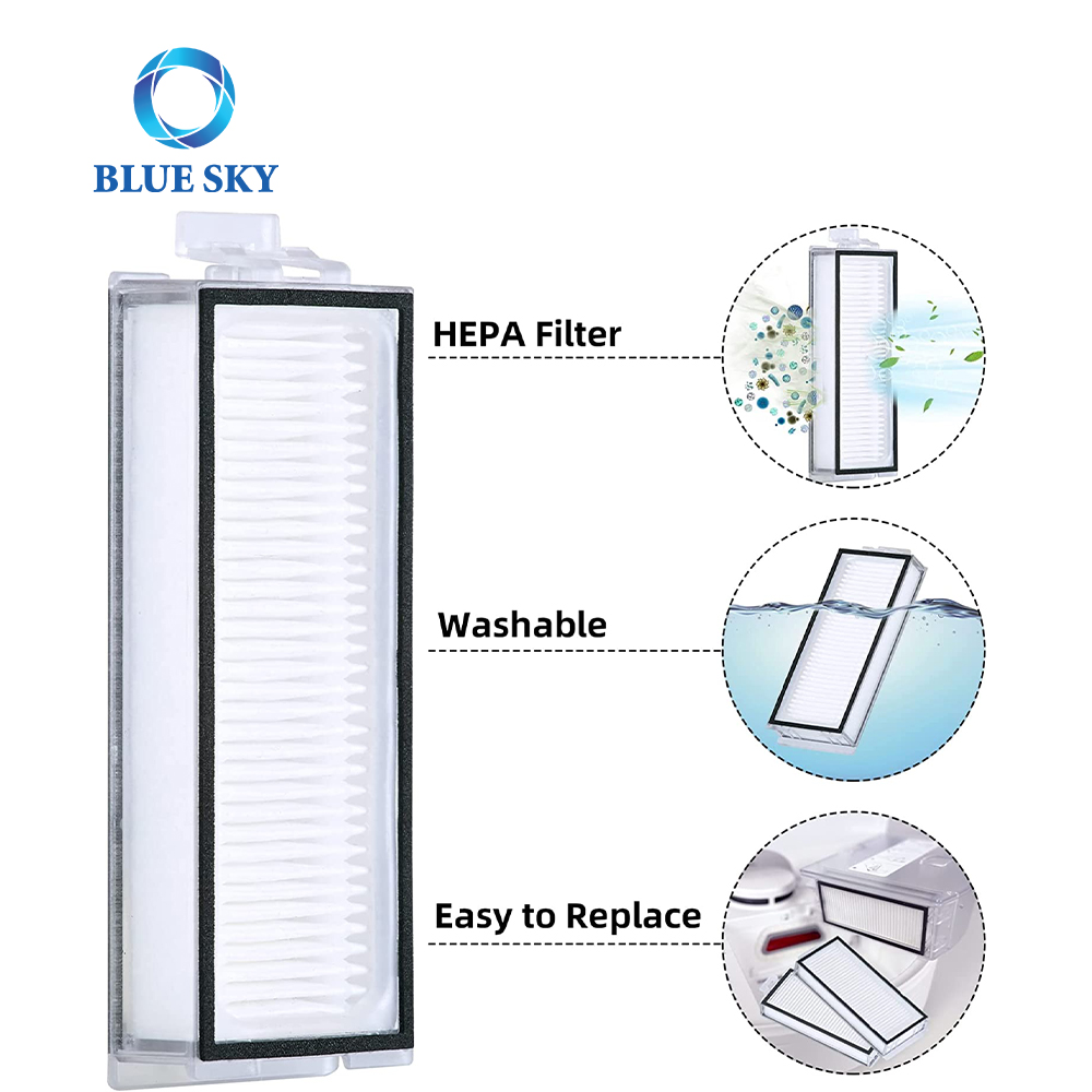适用于小米石头扫地机器人Q7 Q7 Max+T8扫地机器人配件过滤网主边刷拖布配件套装