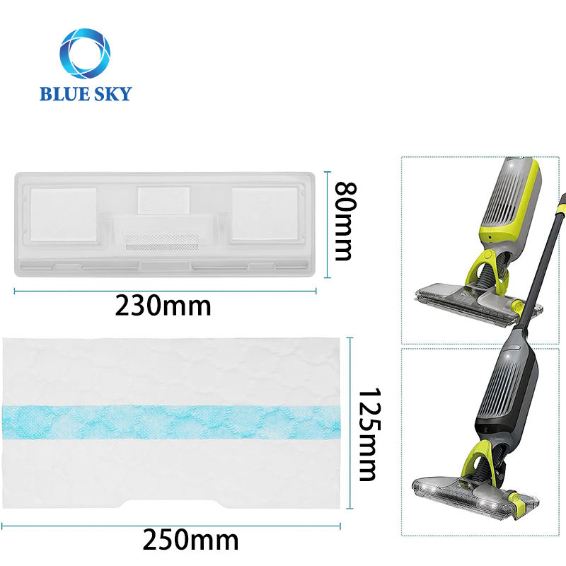 拖把垫补充装与 Shark Vacmop VM252 VM250 VM200 VM190 真空拖把兼容