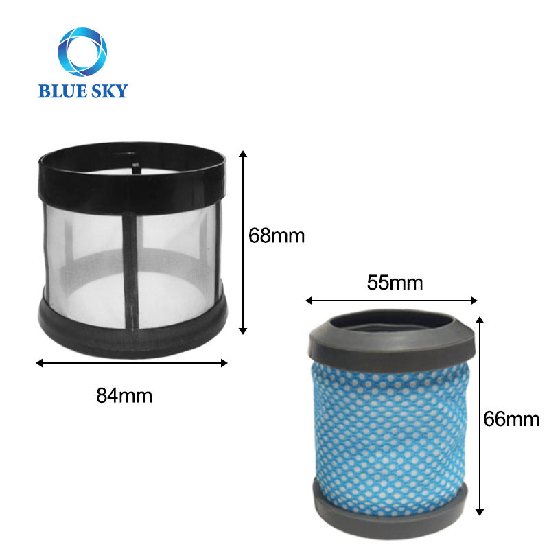 前置和后置电机过滤器适用于 Vax 无绳 SlimVac VX50 VX51 VX52 VX53 Hoover BH52210 真空吸尘器