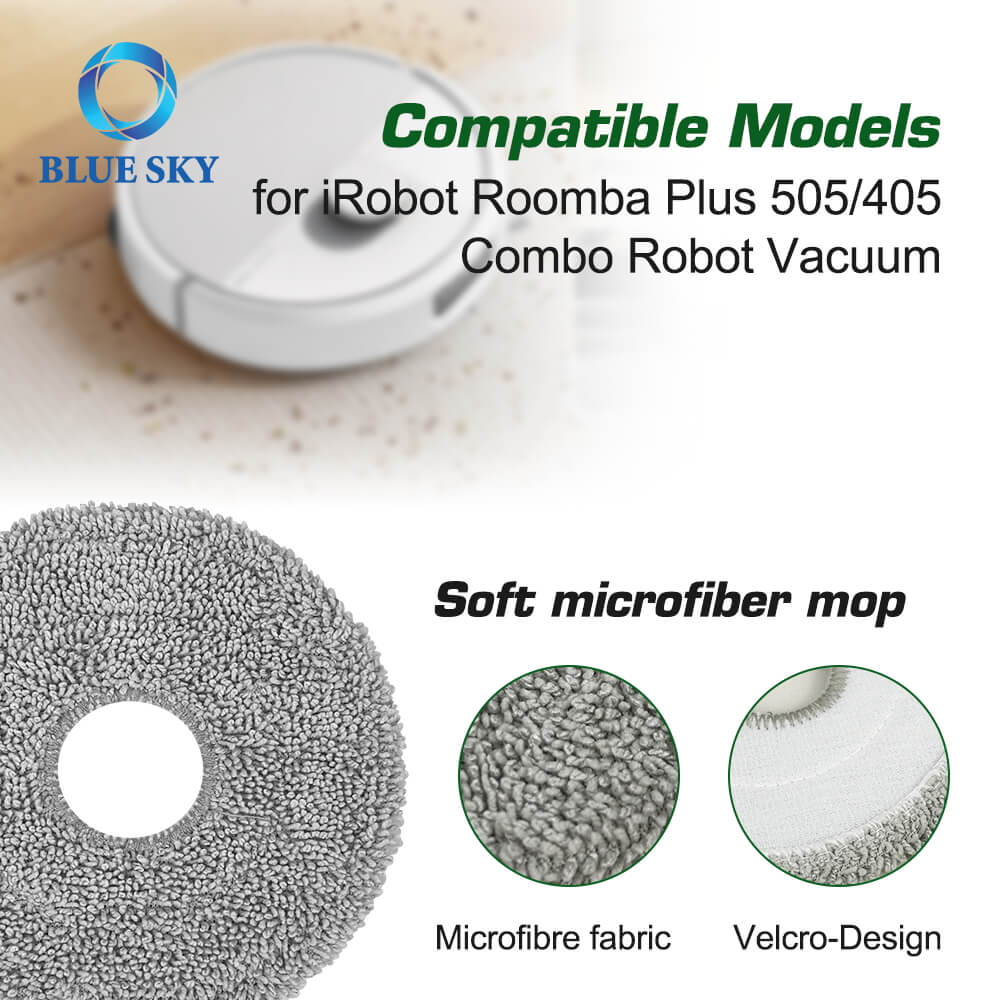 IROBOT ROOMBA 505/405组合的完整替换零件套件|包括辊刷，拖把垫，HEPA滤清器，侧刷，防尘袋