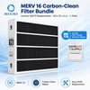 MERV 16 HVAC 褶式空气过滤器 20x25x5 与 Lennox X6675 HCC20-28 熔炉系统兼容