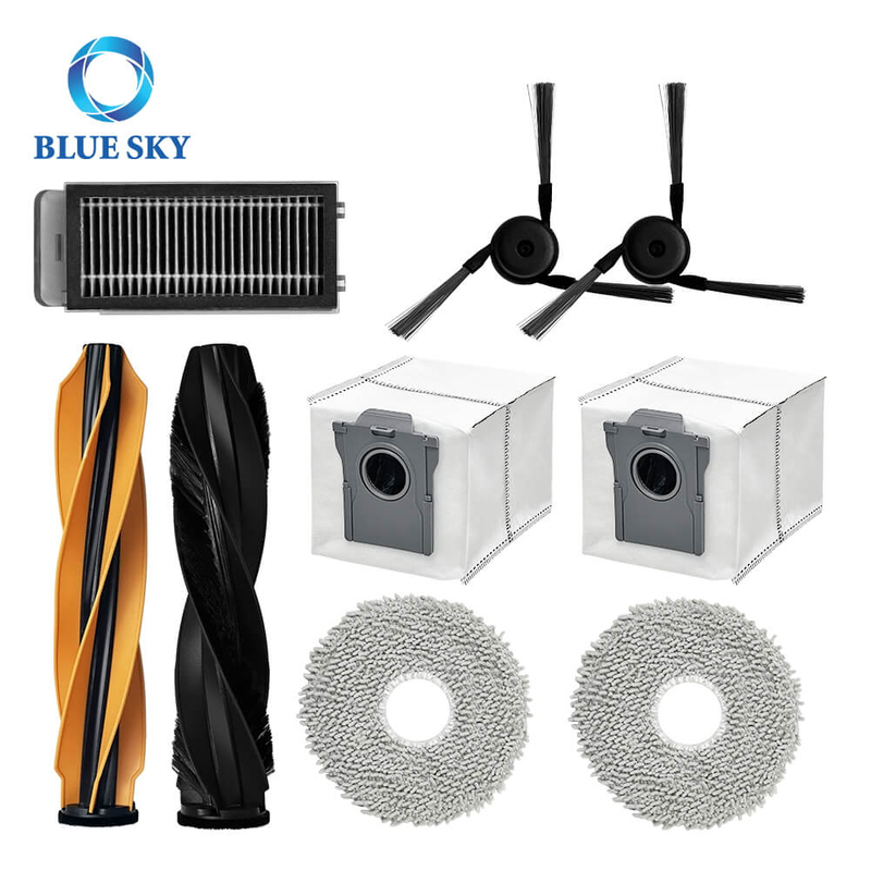 Dreame X50 Ultra / S40增强版Robot真空吸尘器清洁剂的批发机器人真空吸尘器零件，过滤器和刷子和袋子更换
