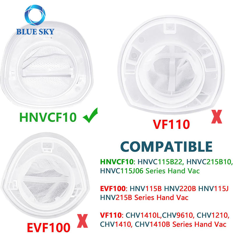 HNVCF10 灰尘过滤器替换件，适用于 Black and Decker Dustbuster 手持吸尘器 HNVC215BW52 