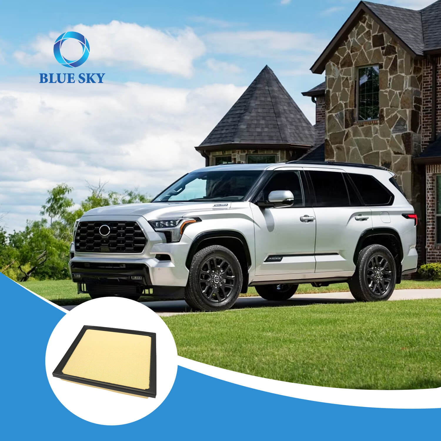 丰田发动机空气滤清器 17801-F4010 替换件 – 高效汽车空气滤清器供应商