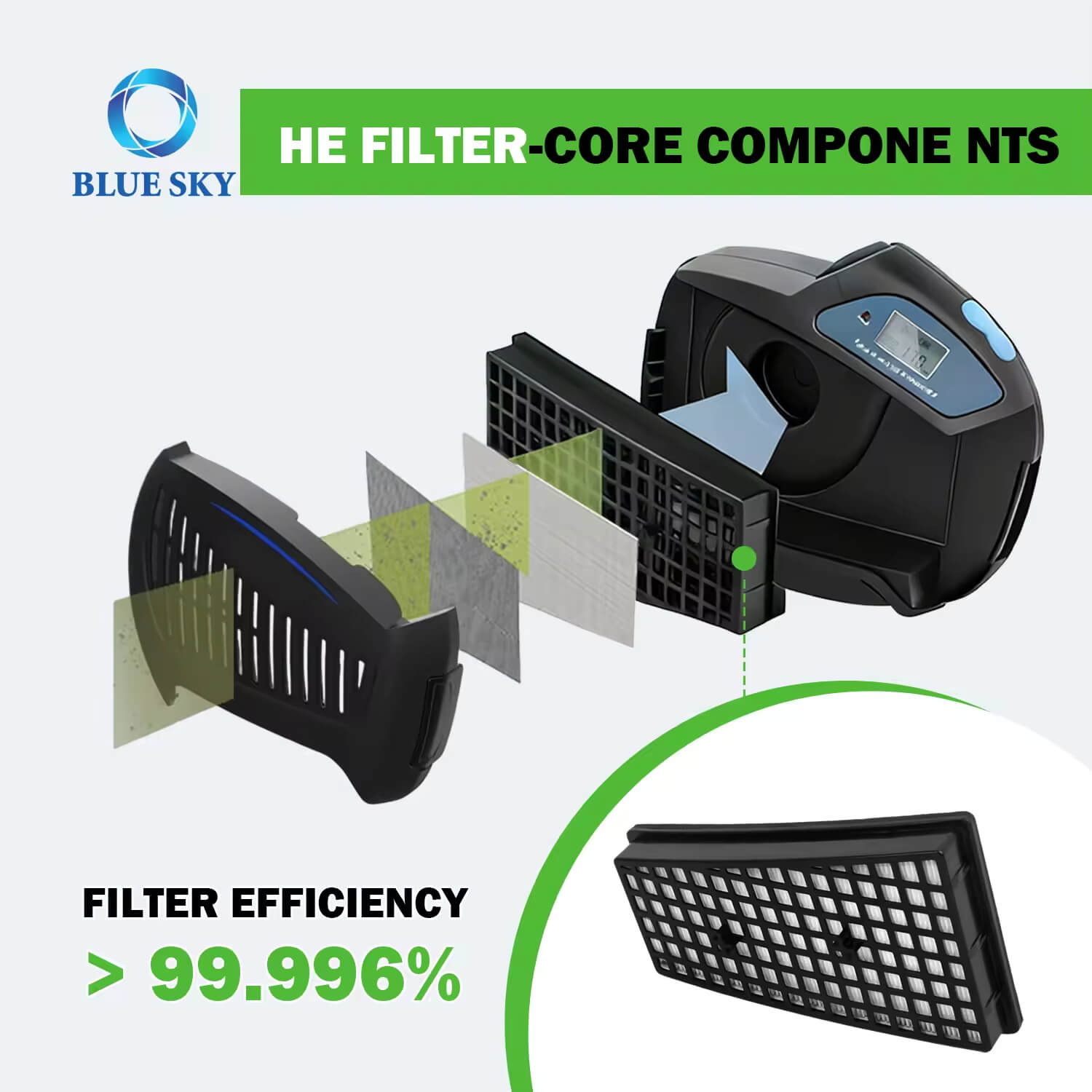 用于手术排烟系统的 ULPA 滤筒 |医疗级 OEM |医疗排烟过滤解决方案提供商