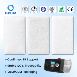 CPAP 机低过敏空气过滤器与 ResMeds Air10 和 S9 兼容