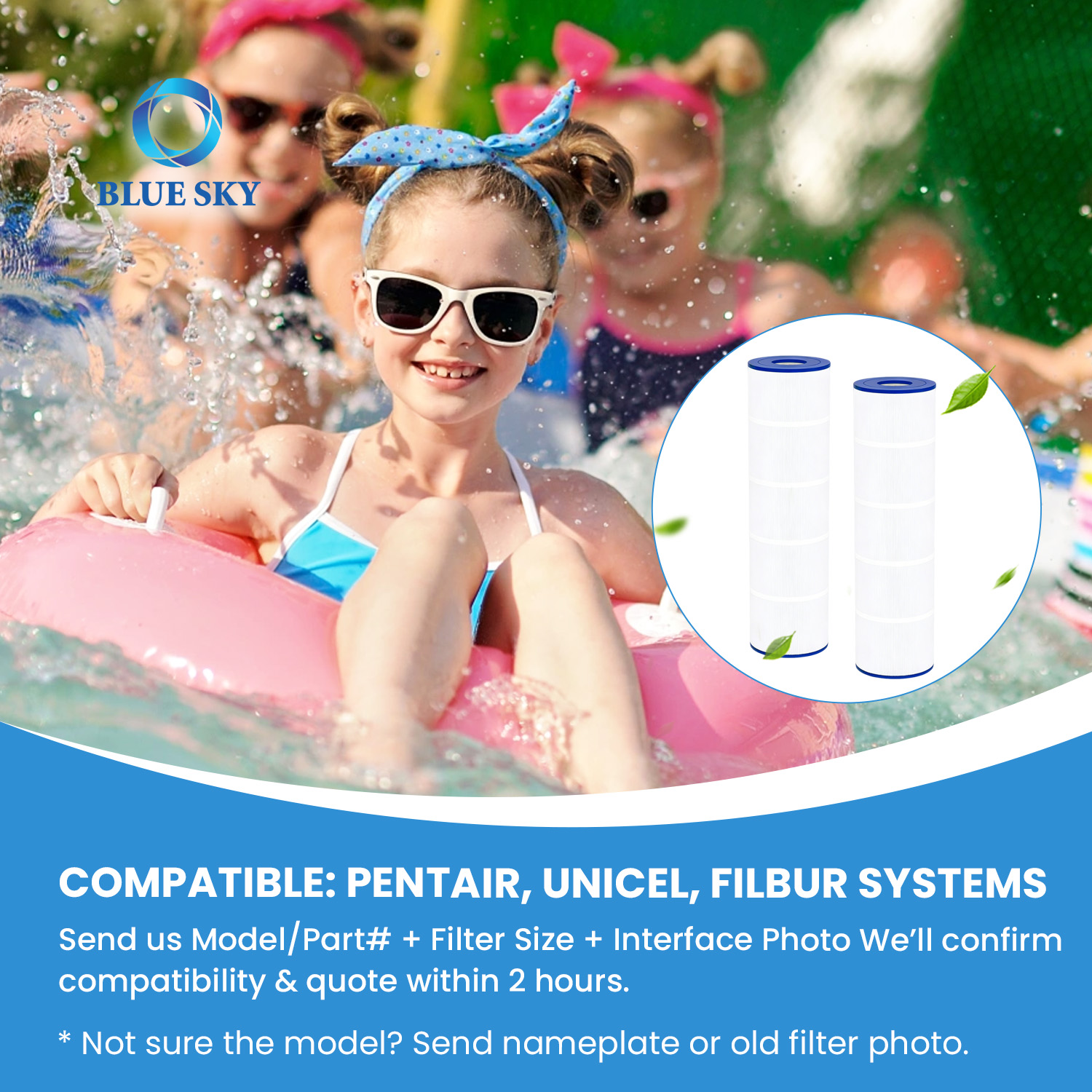 CCP420 泳池过滤器滤芯套装适用于 Pentairs Clean & Clear Plus 420 R173576 PCC105 FC-1977